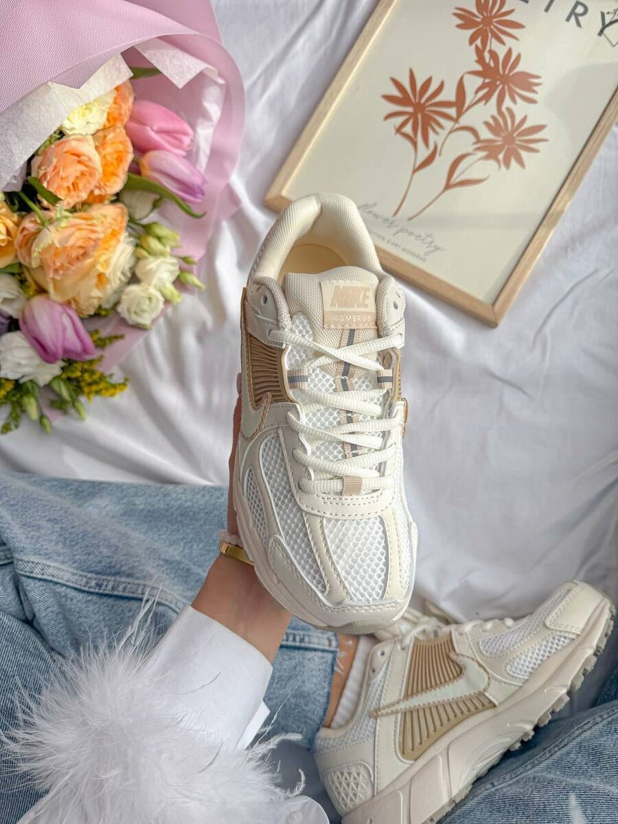 Baskets blanches tendance femme