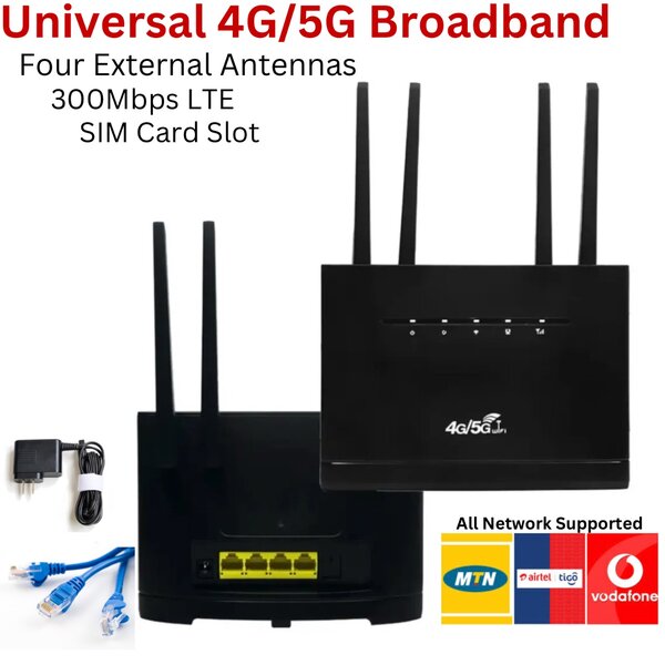 Universal Broadband 4G/5G Router LTE With Sim Card