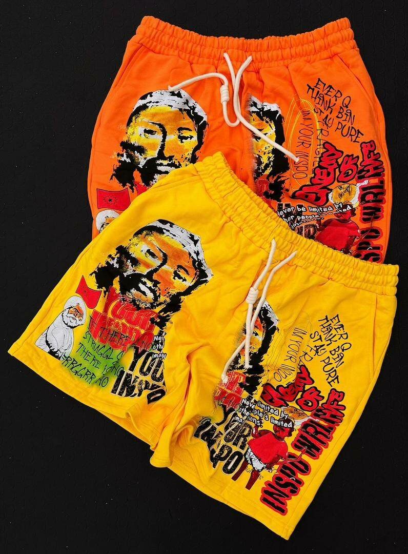 Shorts multicolores tendance