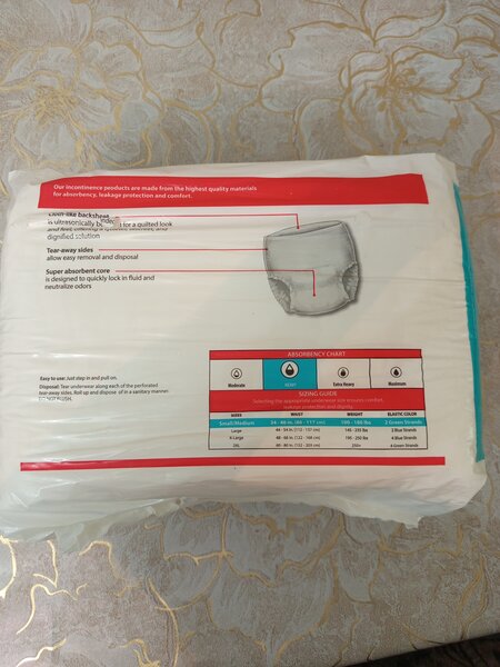 Памперсы - трусики для взрослых. Раз.S