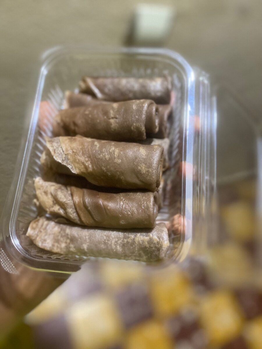 Crêpes au chocolat délicieux