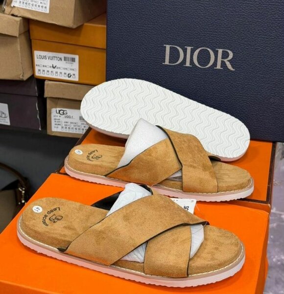 Sandales confort en cuir