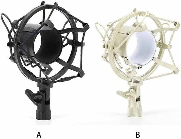 METALLIC SPIDER MICROPHONE HOLDER