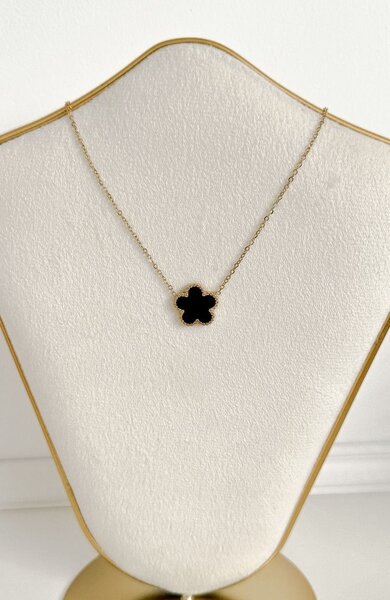 Collier trèfle en or