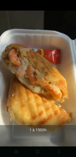 Beignet au poulet et crevettes