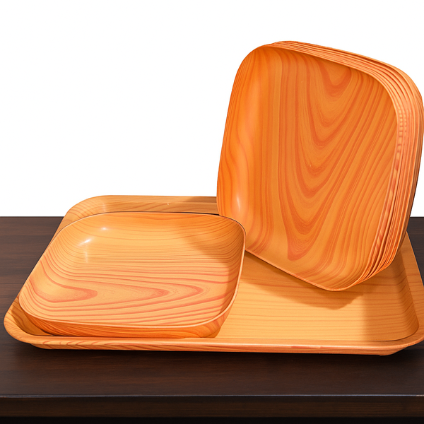 Assiettes en bois écologiques