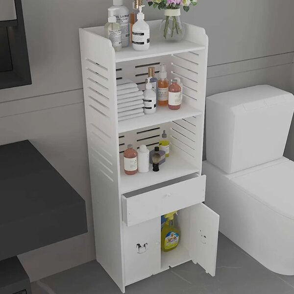 Armoire de rangement salle de bain étroite