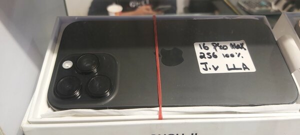 Apple i phone 16 pro max 256gb black Non Pta J.V