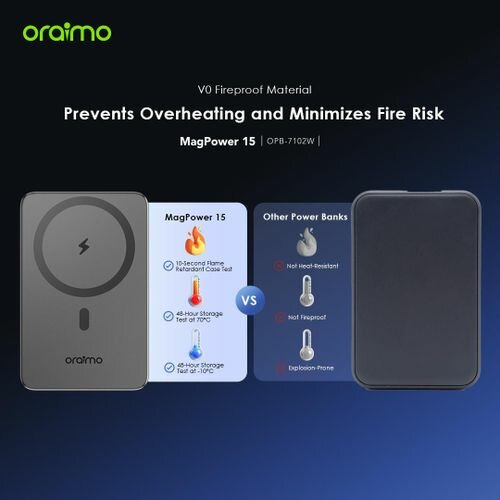 Chargeur sans fil Oraimo MagPower 15