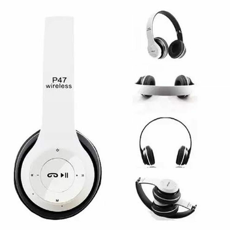 Sleek white headphone with stylish Design 1-pcs