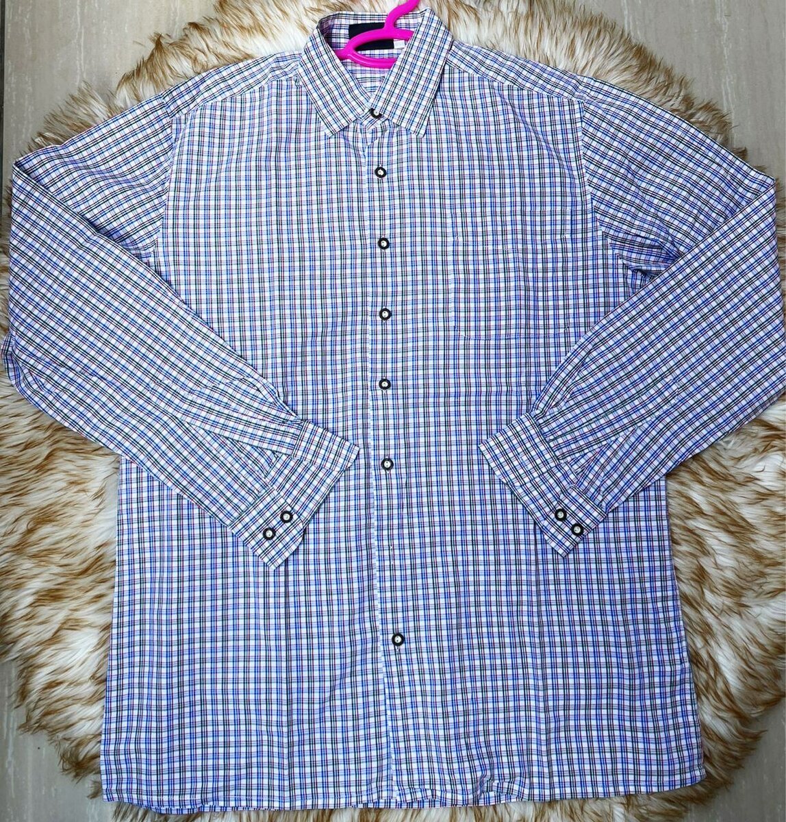 Chemise homme à carreaux