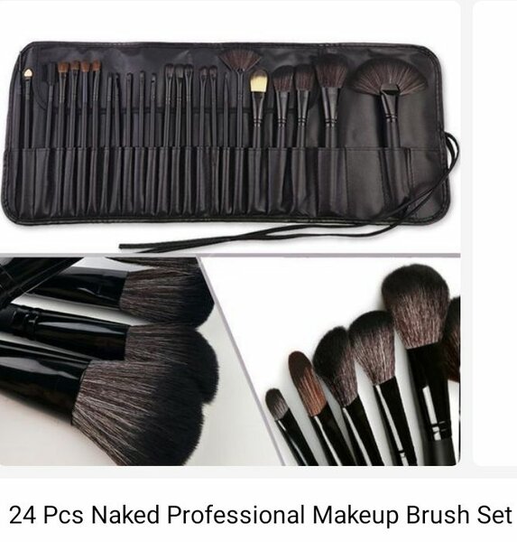 All set makeup brushes
