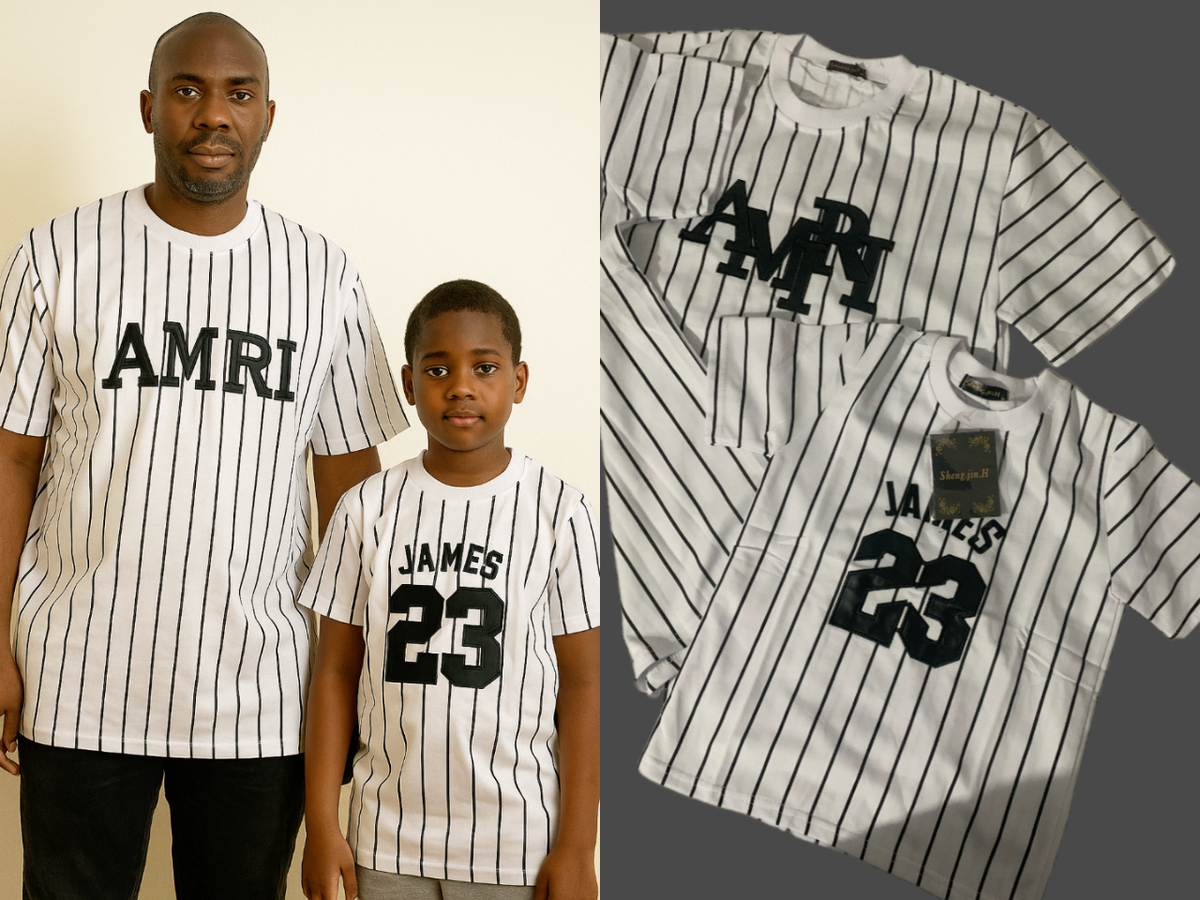 T-shirts assortis rayés