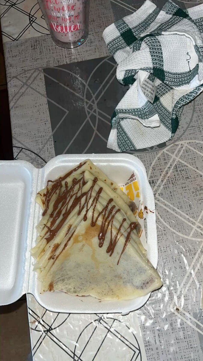 Délicieux crêpes au chocolat