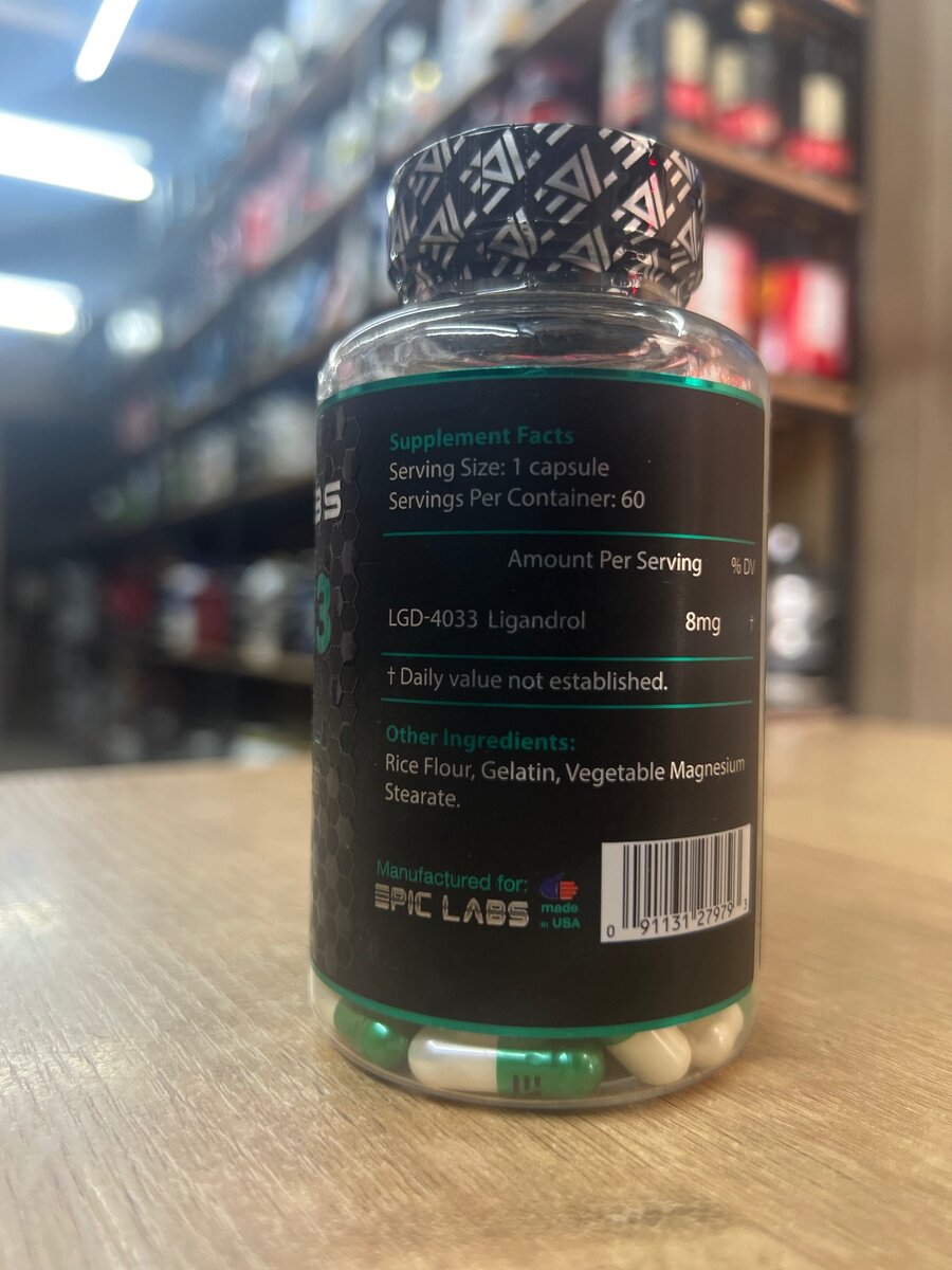 LGD-4033 Ligandrol Epic Labs 60 капсул
