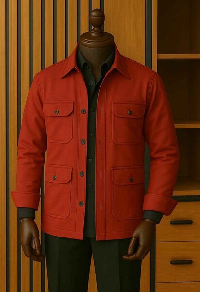 Veste en coton classique homme