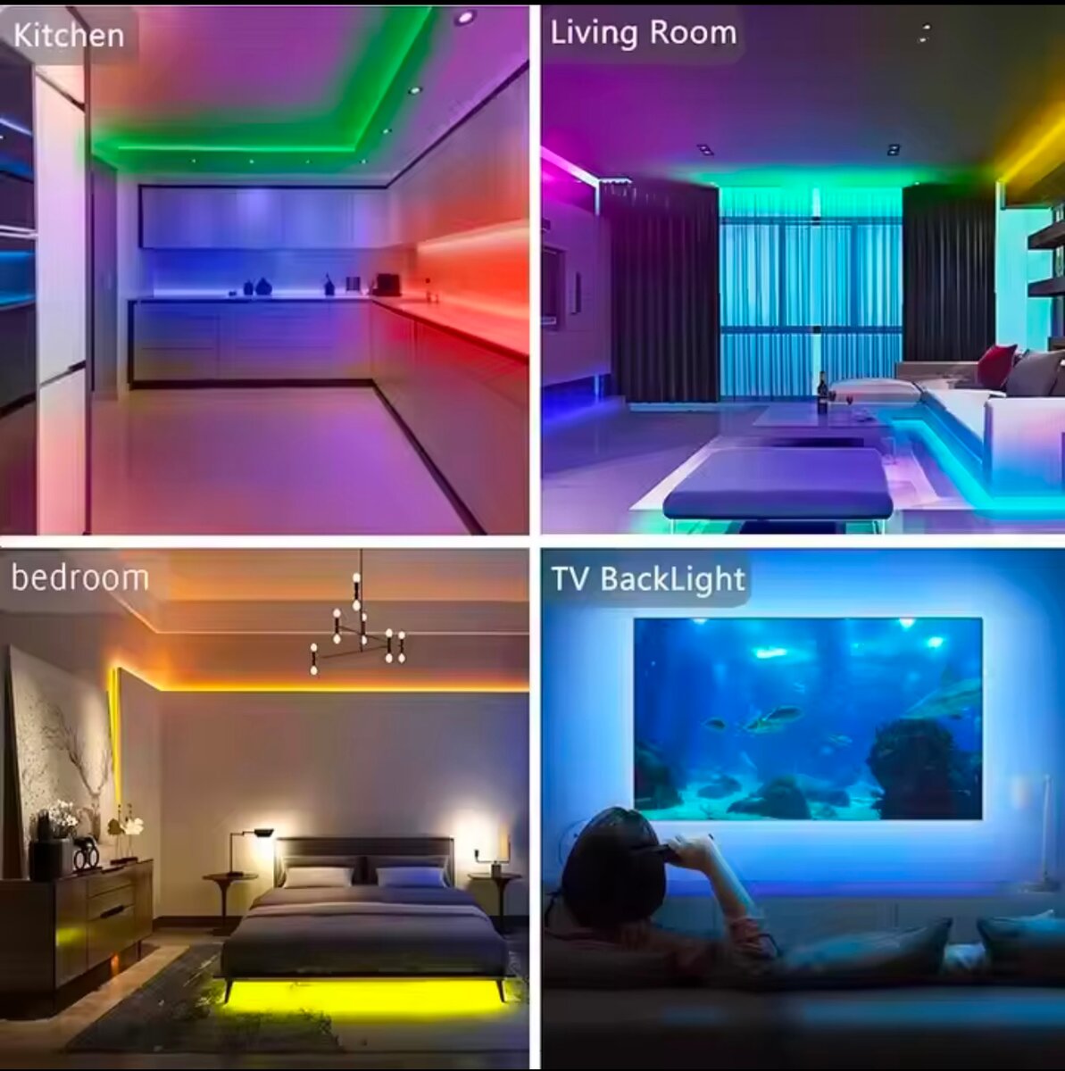 Ruban LED RGB Multicolore