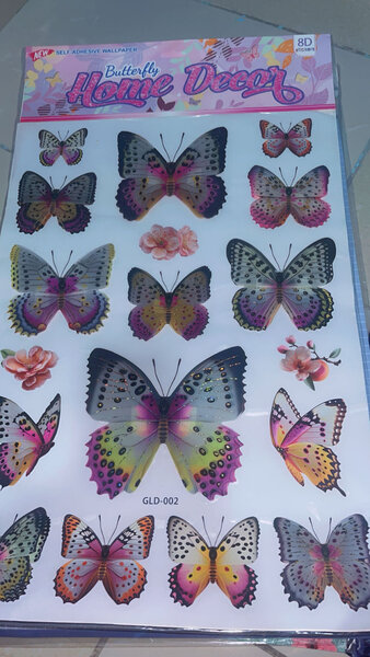 Autocollants Muraux Papillons 3D