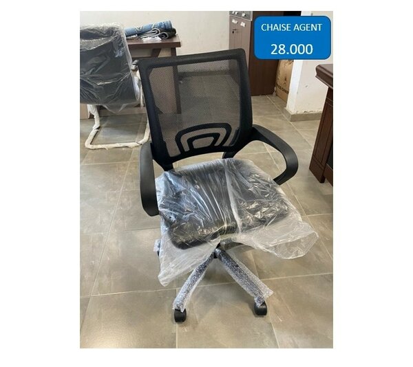 Chaise Agent avec pieds noirs