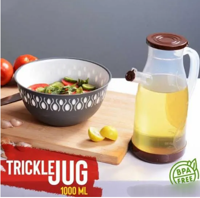 Trickle Jug high quality stylish design very use full fancy oil jug, kitchen organizer accessories multipurpose jugs for water, milk can be used in restaurants kitchen gadget