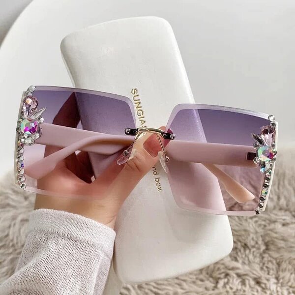 Lunettes de soleil Swarovski brillantes