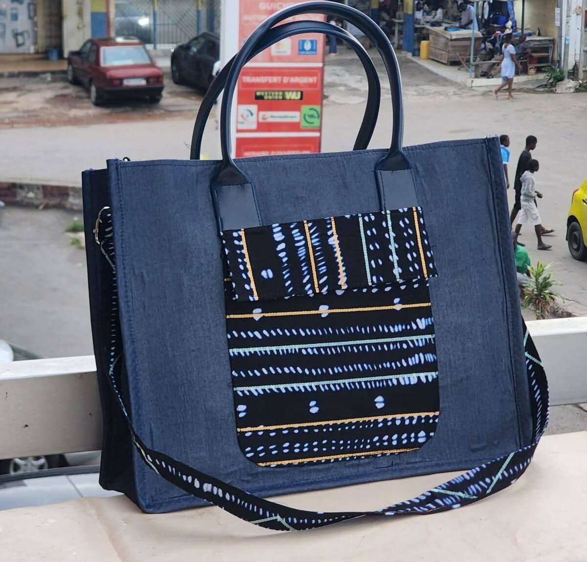 Sac à main en tissu élégant