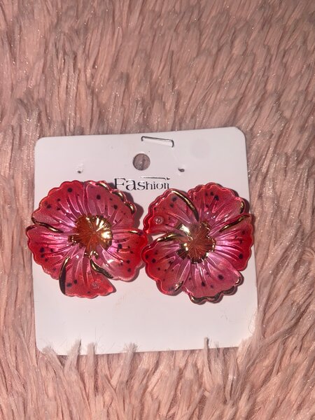 Boucles d'oreilles florales élégantes