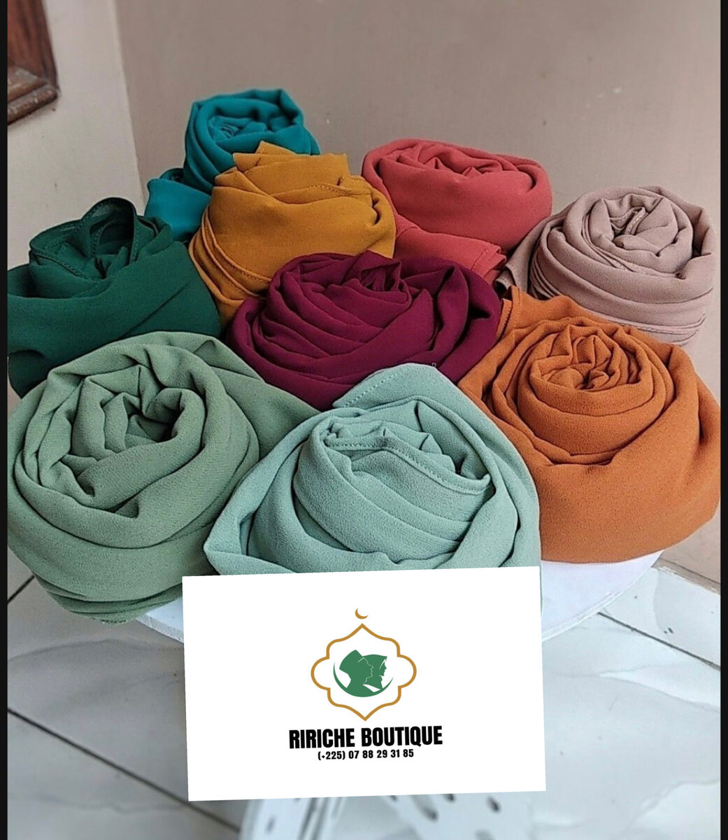 Hijab en chiffon élégant