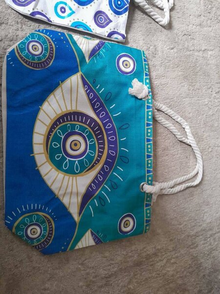Sac en toile motif œil