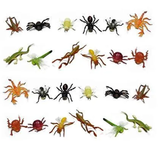 pack of 24 - Kids Insects - Rubber 