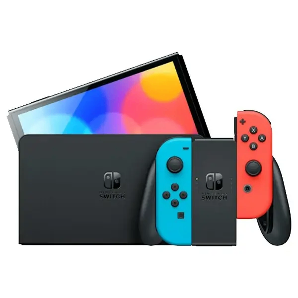 Nintendo Switch  modèle OLED avec station daccueil et mane