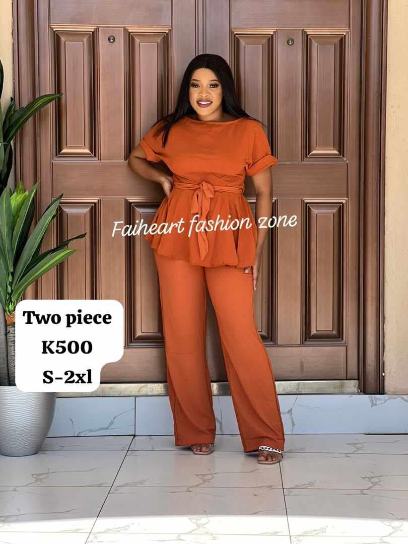 Women's suit,short-sleeved blouse and trousers S-2xl