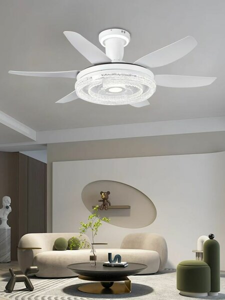 Ventilateur de plafond moderne LED