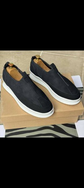 Slip-ons en daim pour hommes
