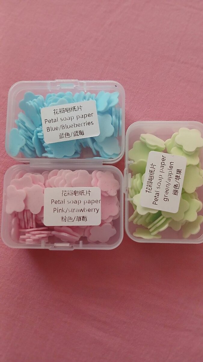 Pétales de savon parfumés