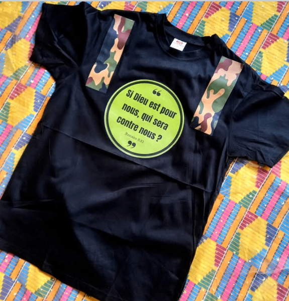 T.SHIRT AVEC VERSET ROMAIN