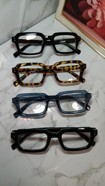 Lunettes tendance rectangulaires