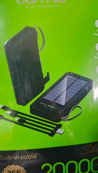 Power bank solaire 20.000mAh