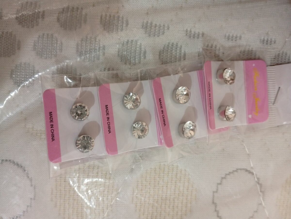 Boucles d'oreilles brillantes