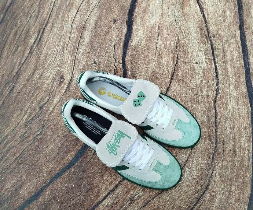 Sneakers verts unisexes tendance