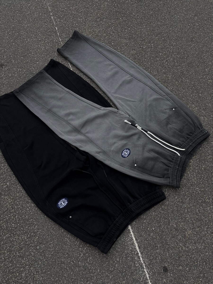 Pantalons de jogging bicolores