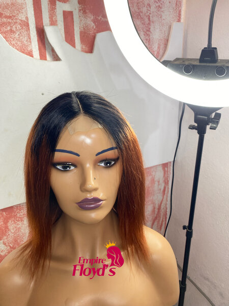 Perruque Lisse Ombré Mi-longue