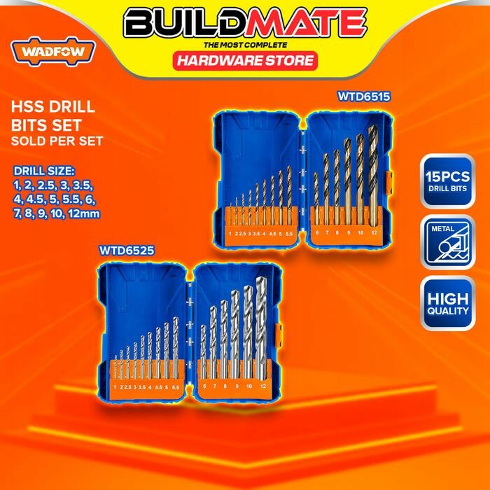 Set de Forets HSS 15 Pièces