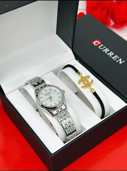 Curren Watch & Bracelet Set