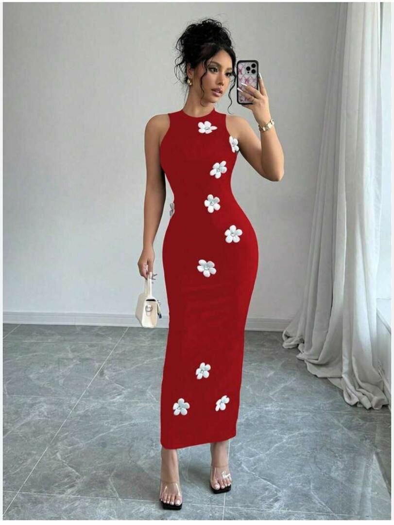Robe longue florale élégante