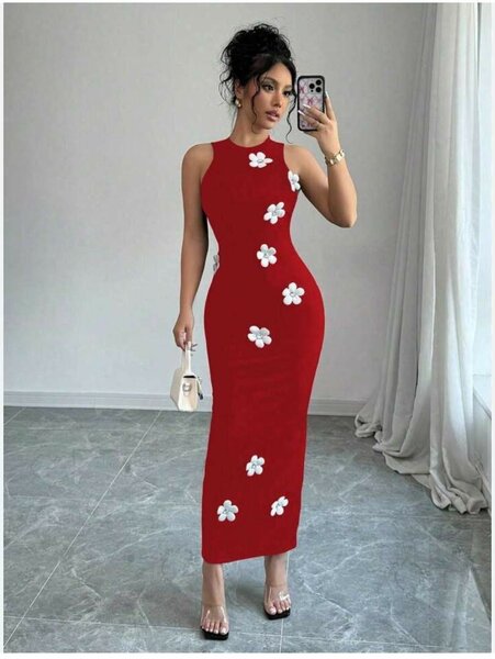 Robe longue florale élégante