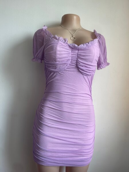 Elegant Ruched Mini Dress