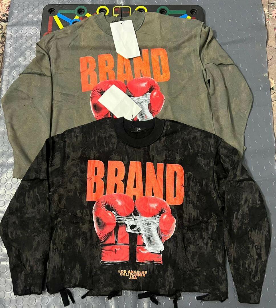 Sweat-shirt boxe à manches longues