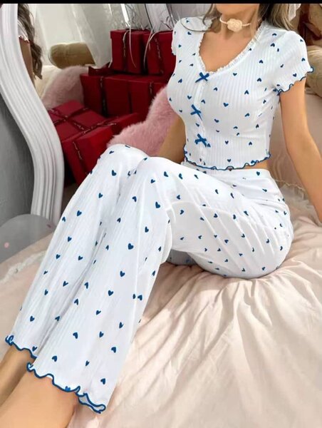 Pyjama Cœur Confort Femme