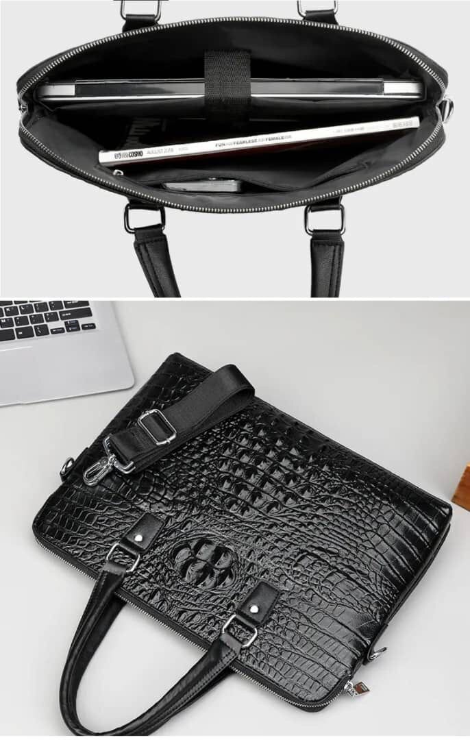 Sac à main en cuir pour homme